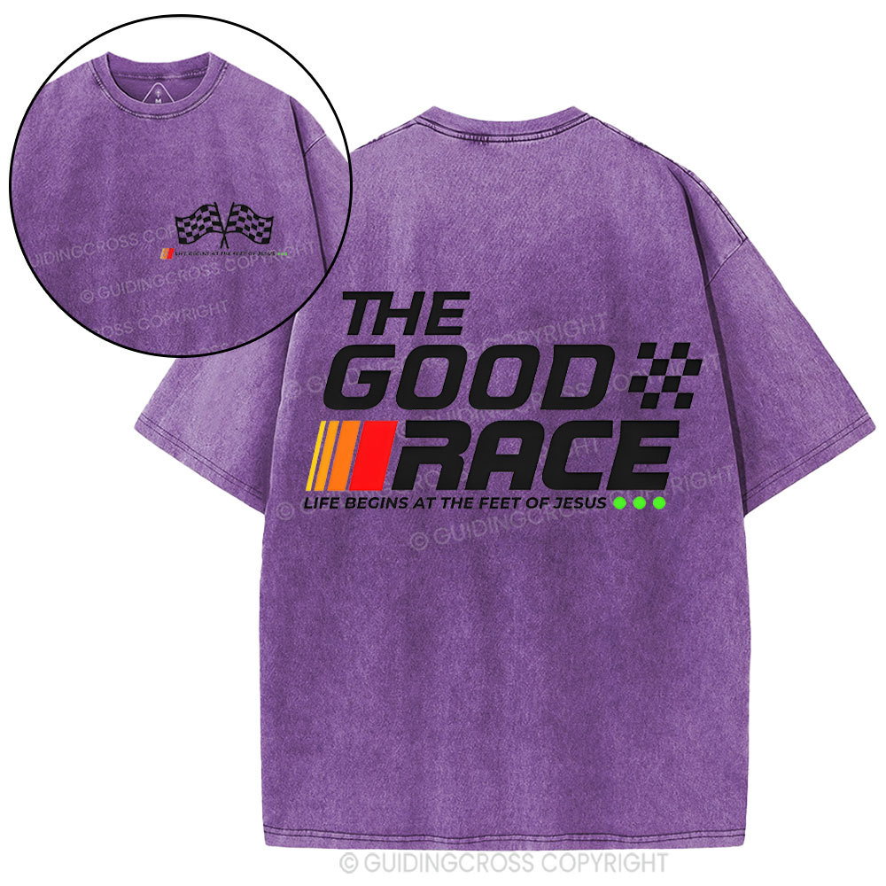 The Good Race Christian Washed T-Shirt