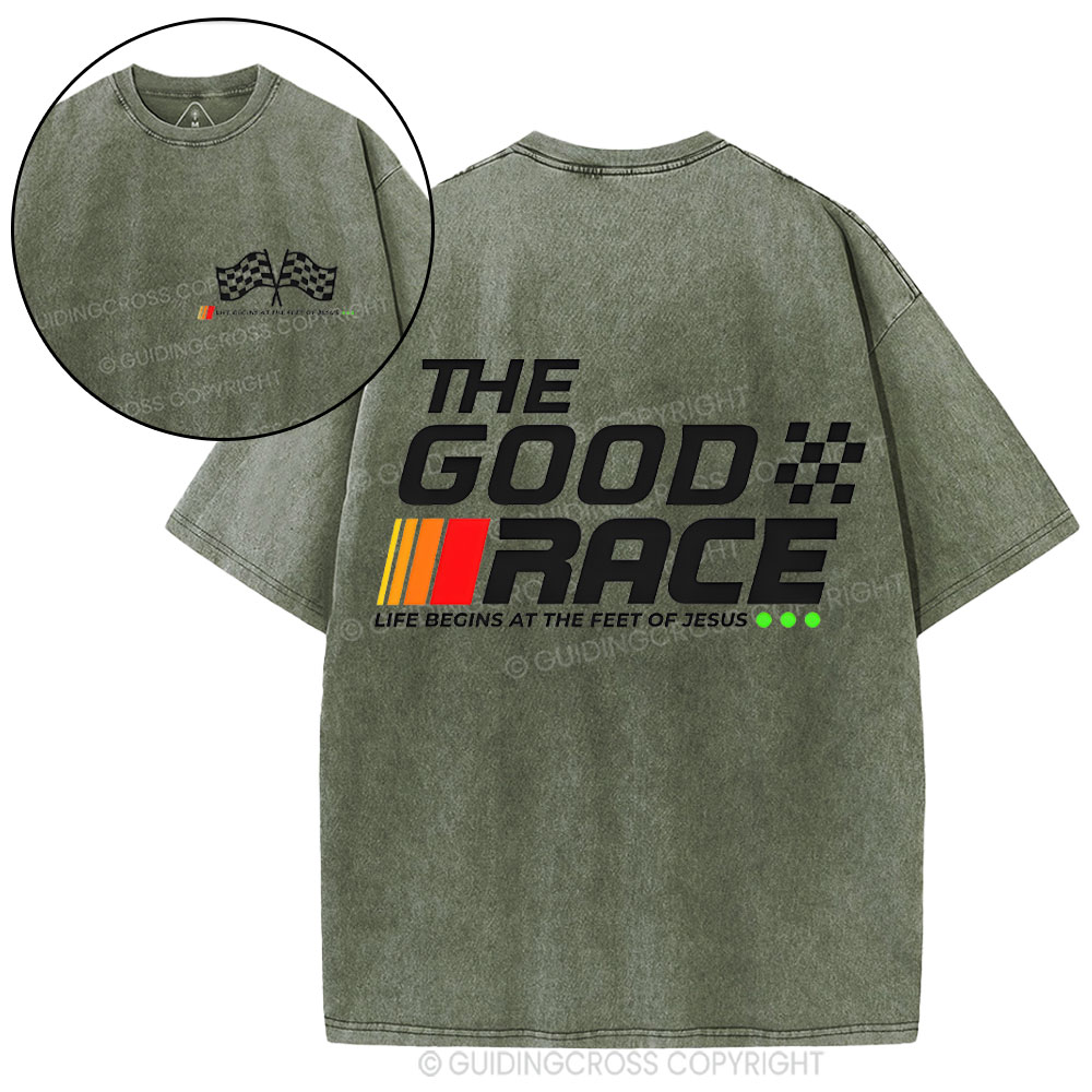 The Good Race Christian Washed T-Shirt