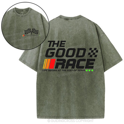 The Good Race Christian Washed T-Shirt