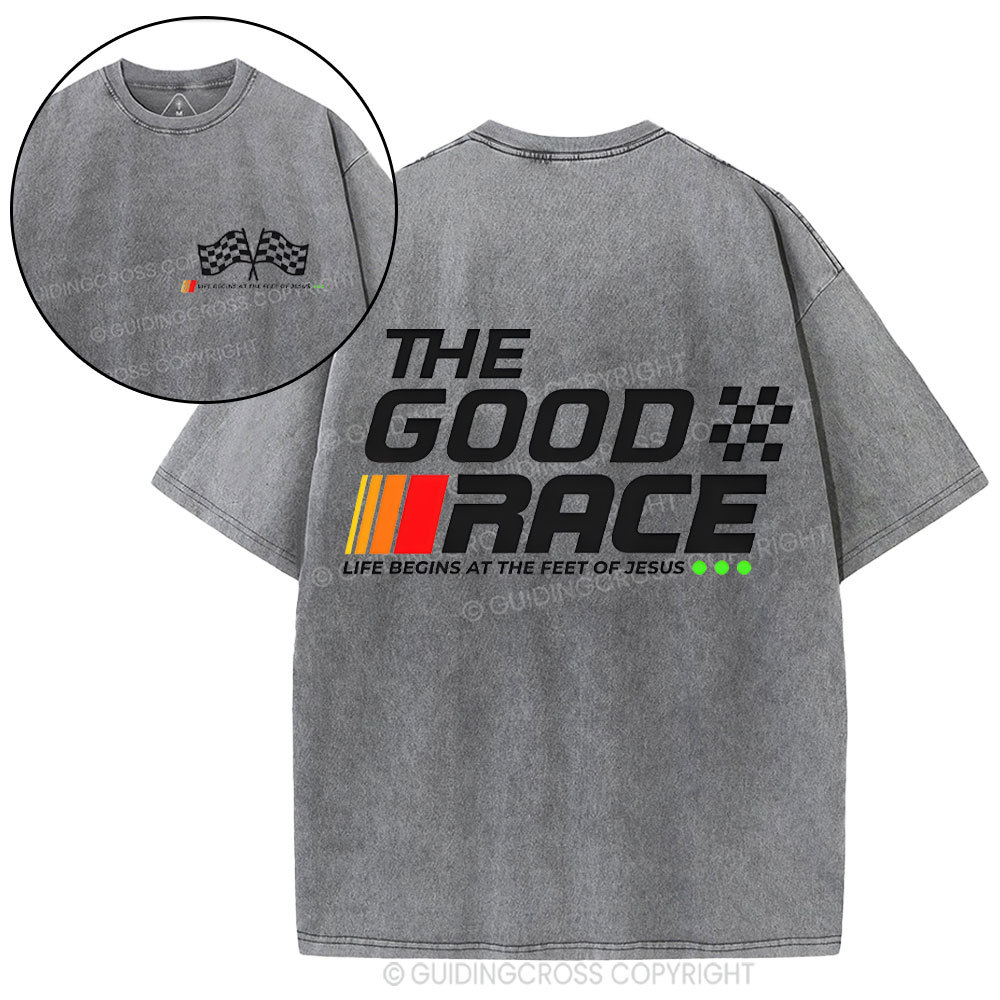 The Good Race Christian Washed T-Shirt