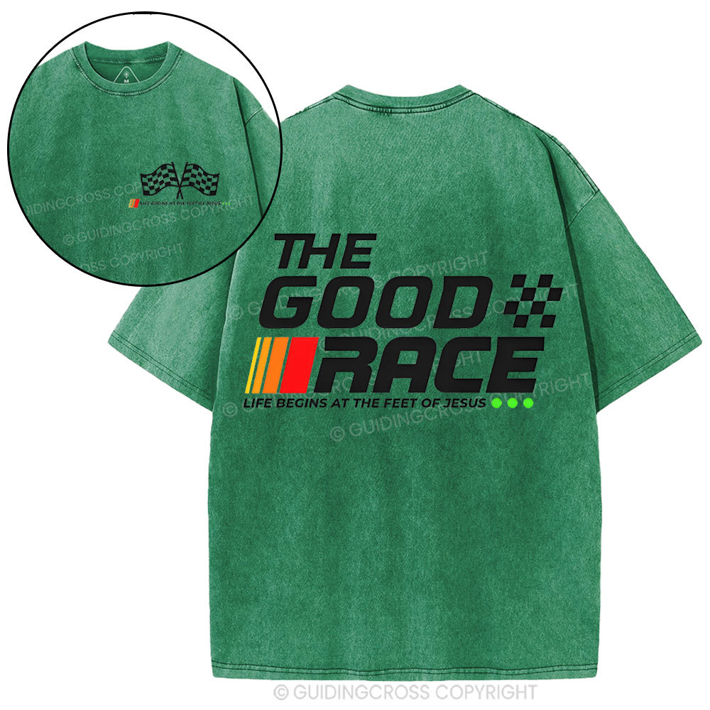 The Good Race Christian Washed T-Shirt
