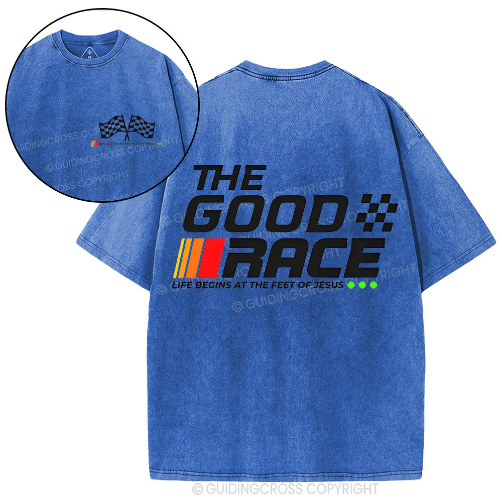 The Good Race Christian Washed T-Shirt