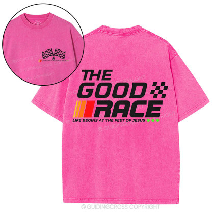 The Good Race Christian Washed T-Shirt