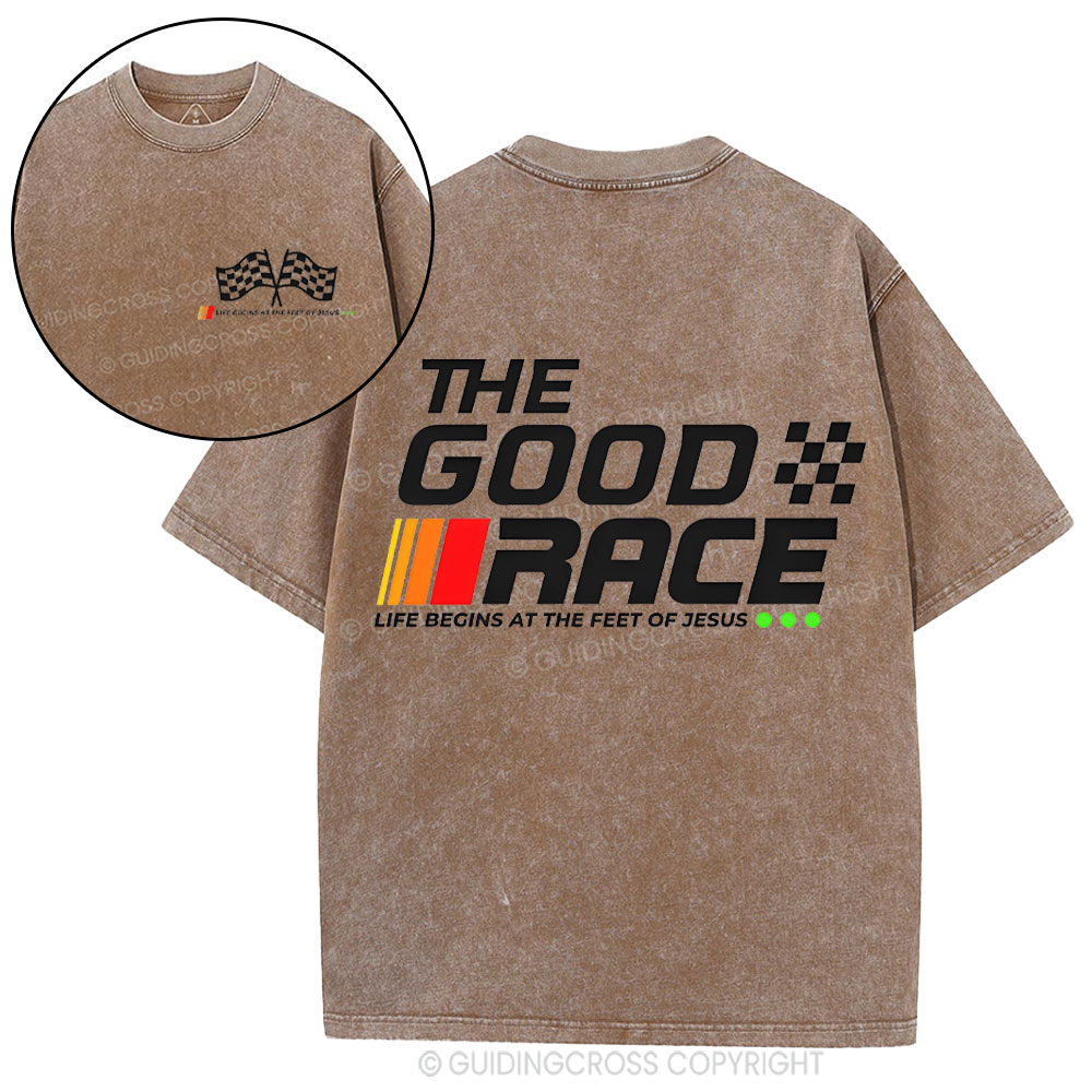 The Good Race Christian Washed T-Shirt
