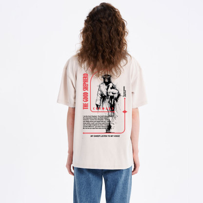 The Good Shepherd Christian Washed T-Shirt