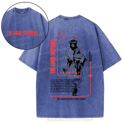 The Good Shepherd Christian Washed T-Shirt