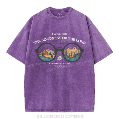 The Goodness Of The Lord Christian Washed T-Shirt