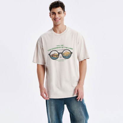 The Goodness Of The Lord Christian Washed T-Shirt