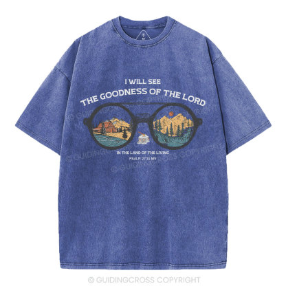 The Goodness Of The Lord Christian Washed T-Shirt