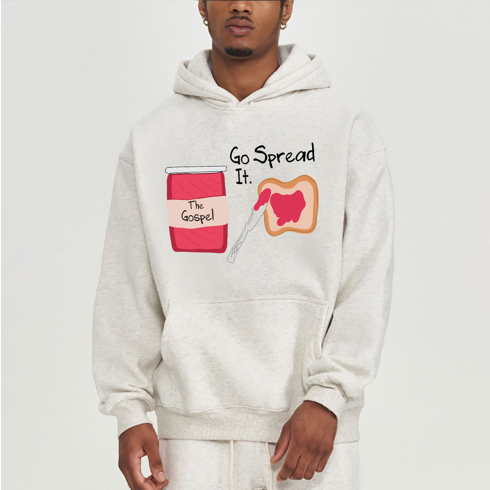 Good News Jesus Loves You Christian Fleece Hoodie Set