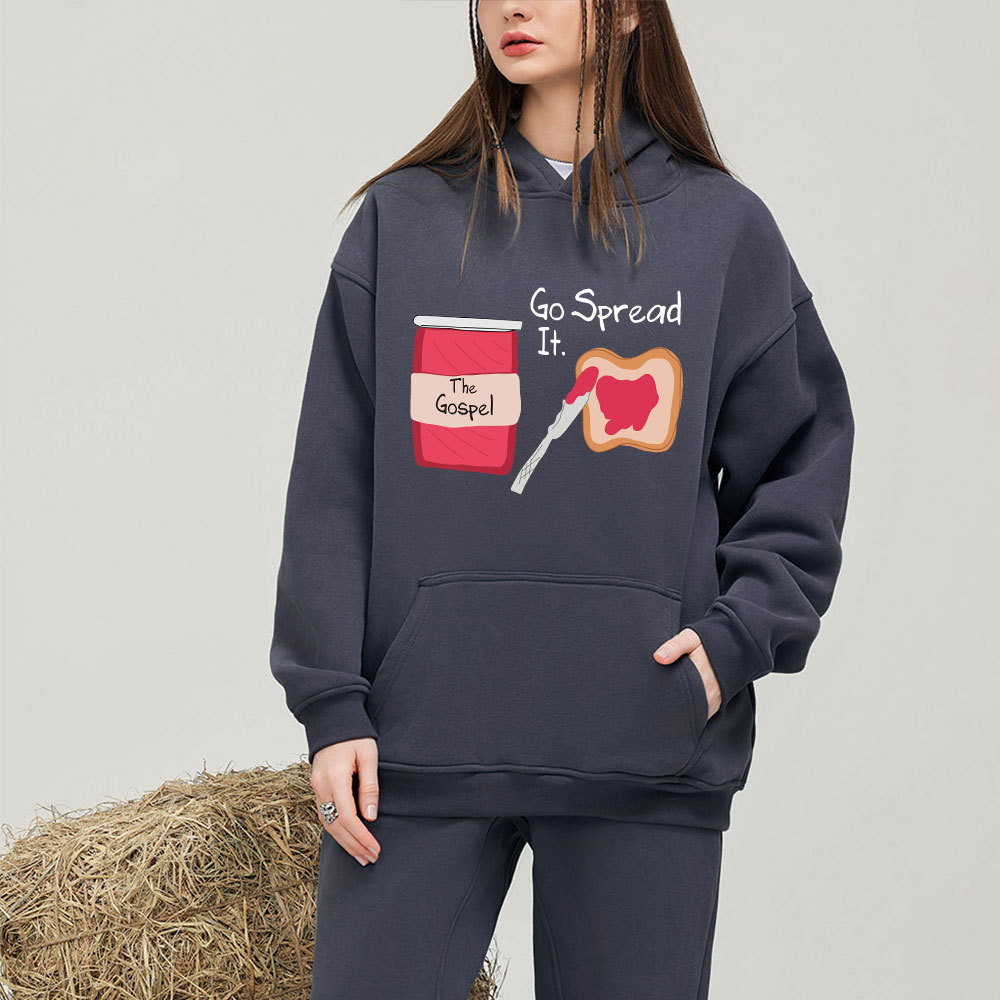 Good News Jesus Loves You Christian Fleece Hoodie Set