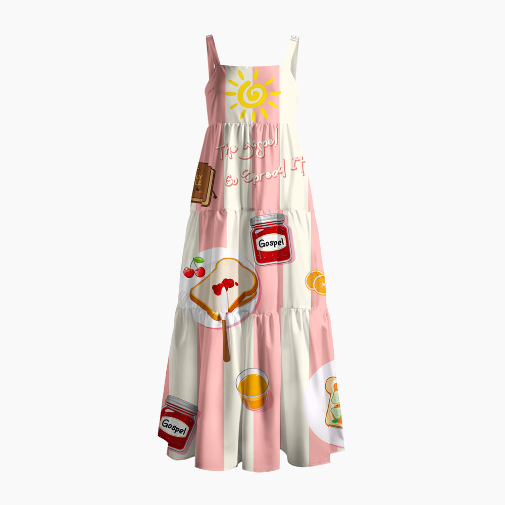 The Gospel Go Spread It Christian Maxi Dress  GuidingCross
