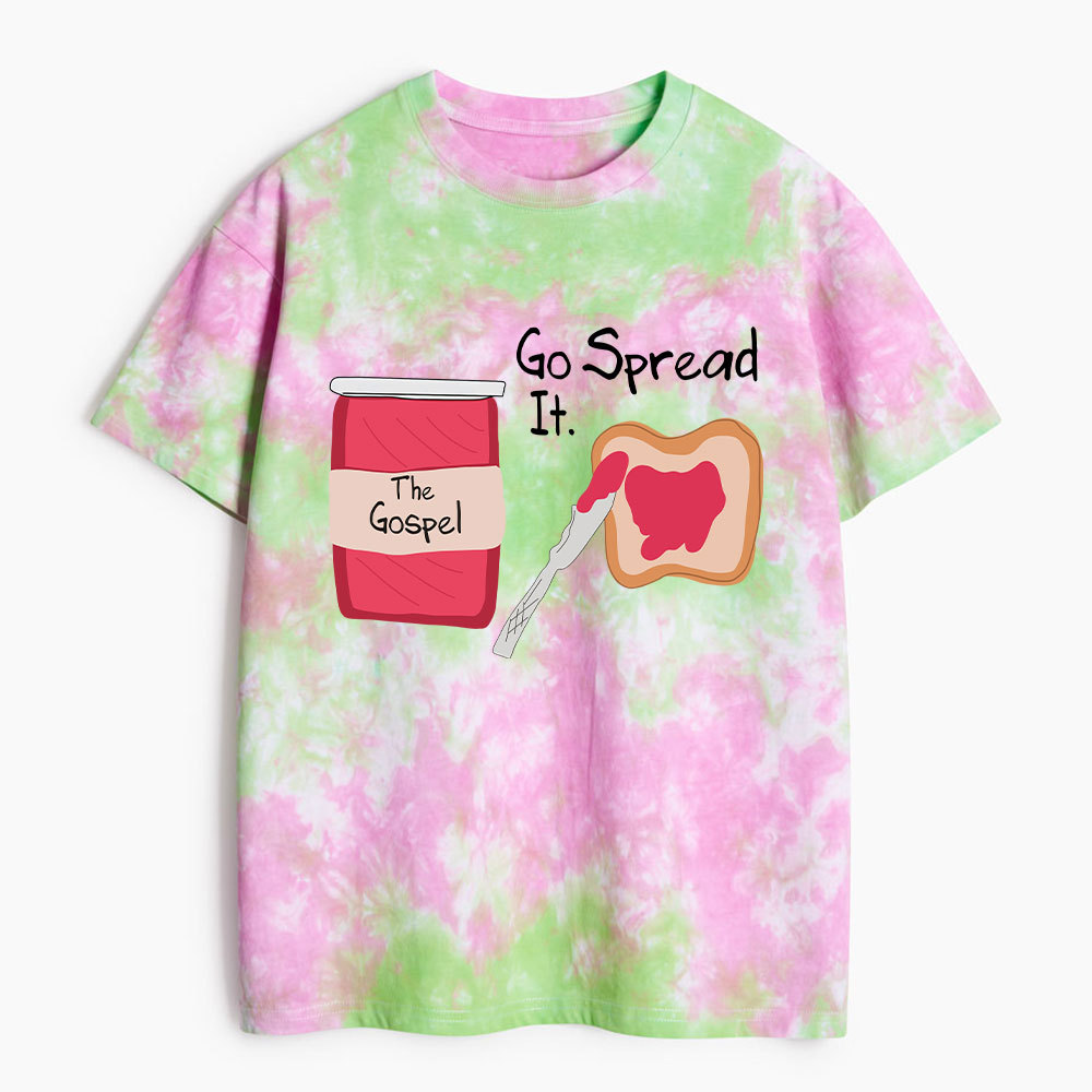 The Gospel Go Spread It Heavy Cotton Tie Dye T-Shirt