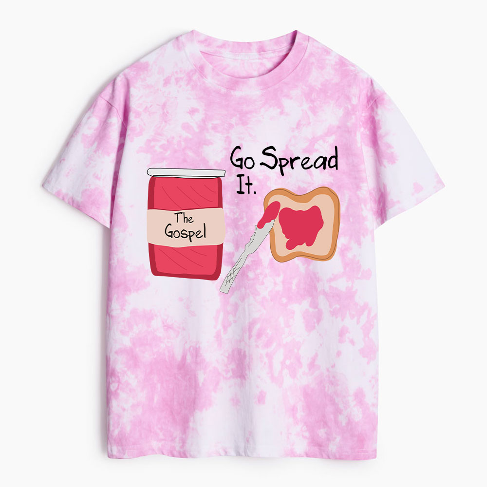 The Gospel Go Spread It Heavy Cotton Tie Dye T-Shirt