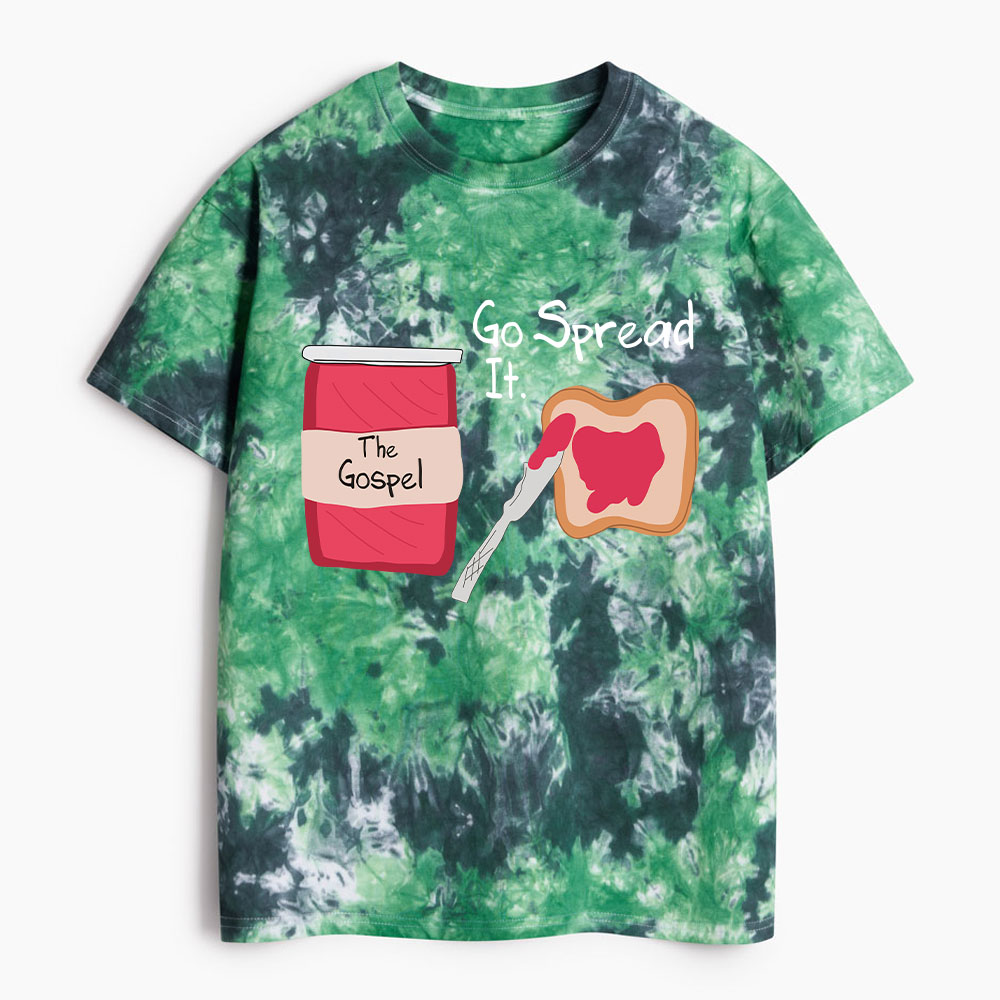 The Gospel Go Spread It Heavy Cotton Tie Dye T-Shirt