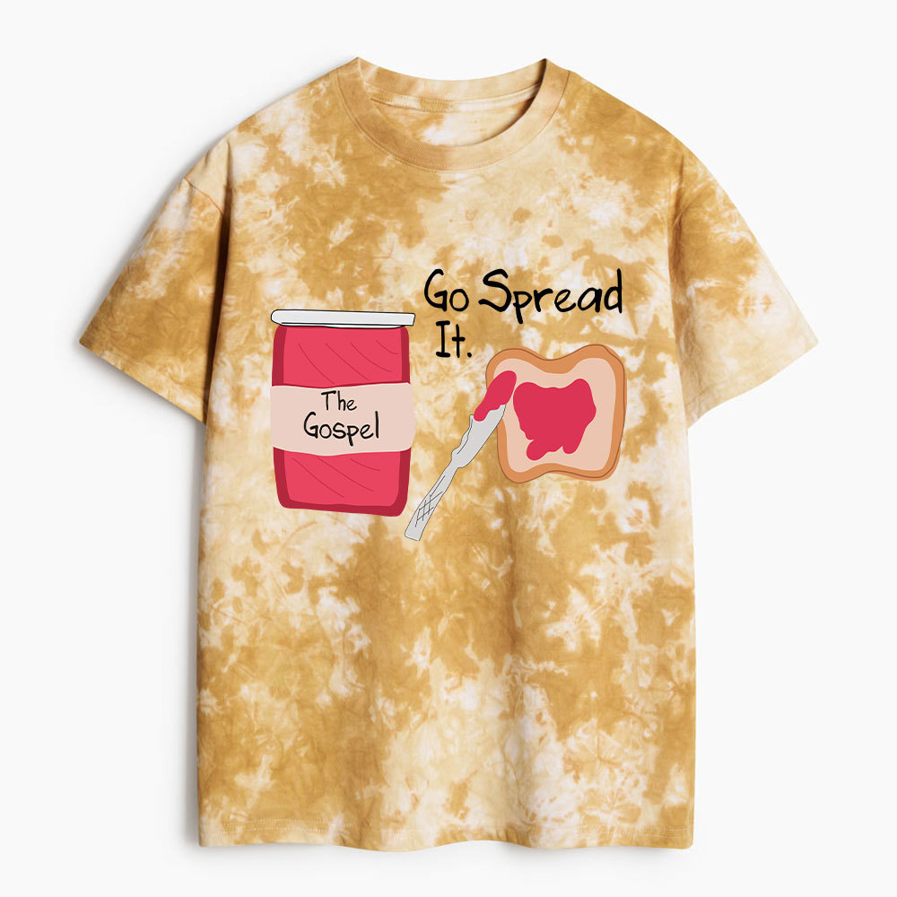 The Gospel Go Spread It Heavy Cotton Tie Dye T-Shirt