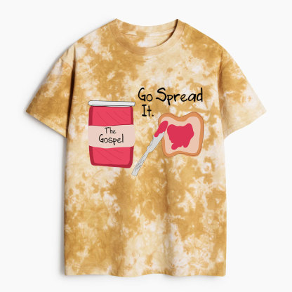 The Gospel Go Spread It Heavy Cotton Tie Dye T-Shirt