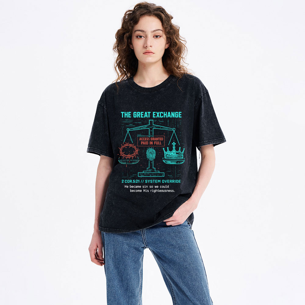 The Great Exchange Christian Washed T-Shirt