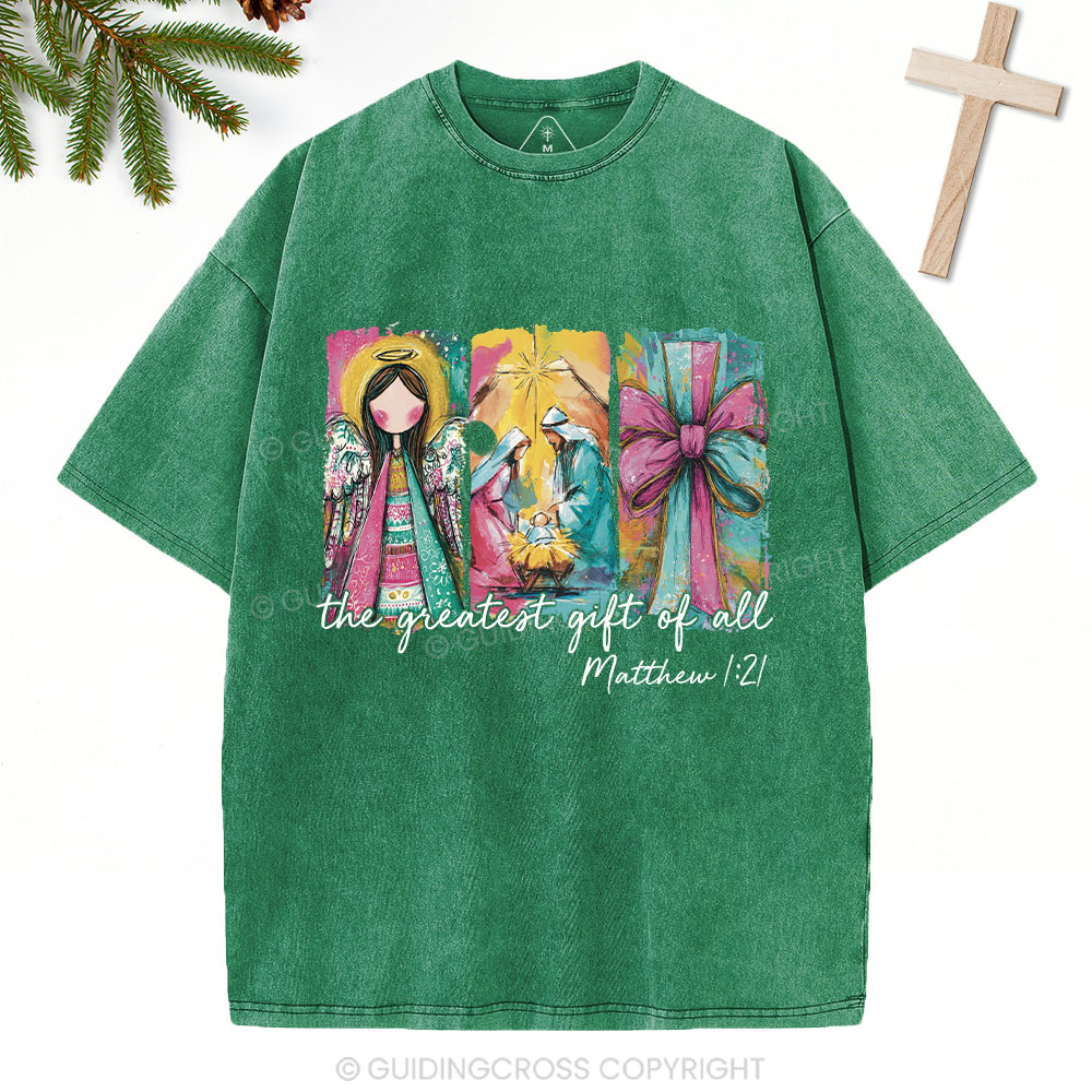 New-Sample Christian Washed T-Shirt Sale - GuidingCross