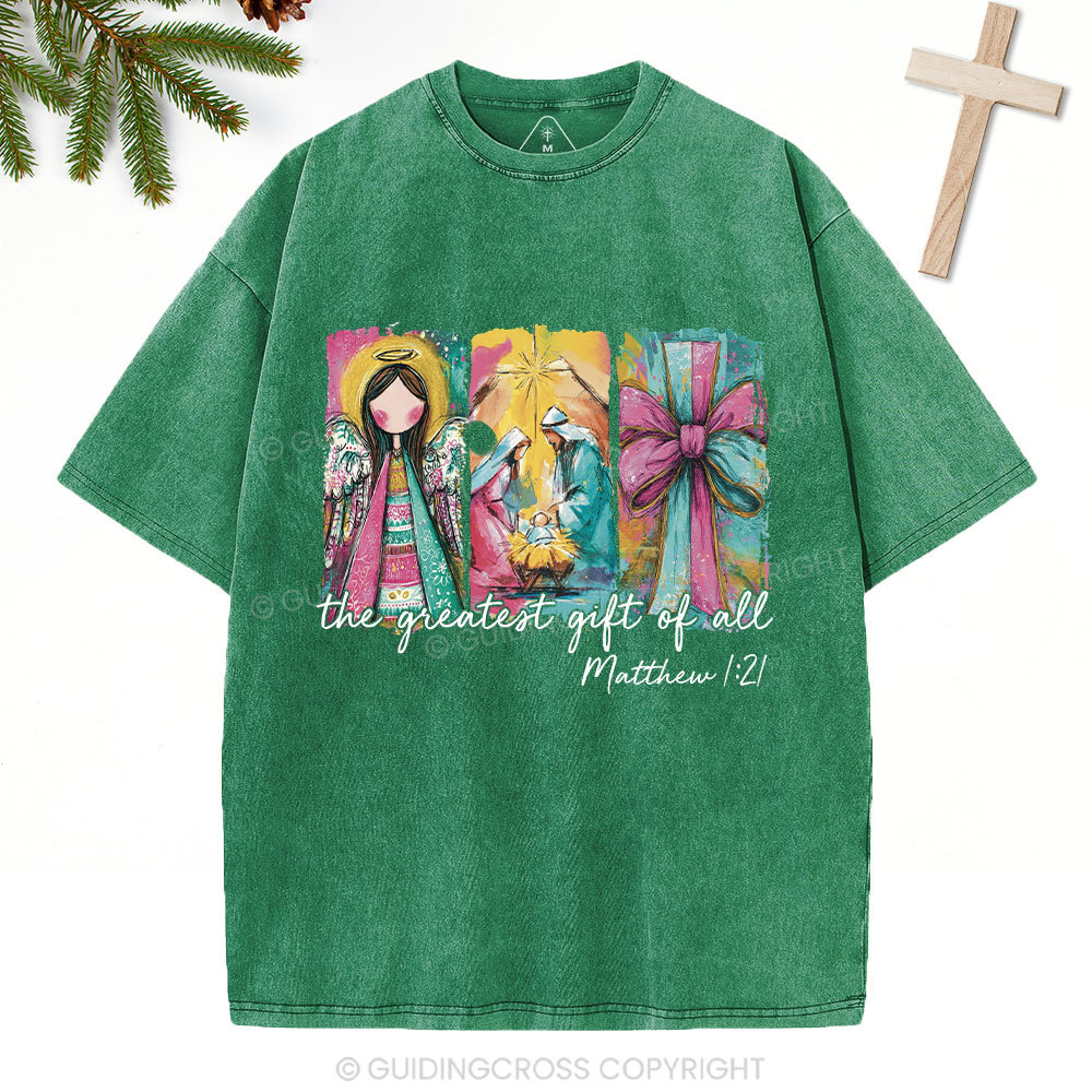 New-Sample Christian Washed T-Shirt Sale - GuidingCross