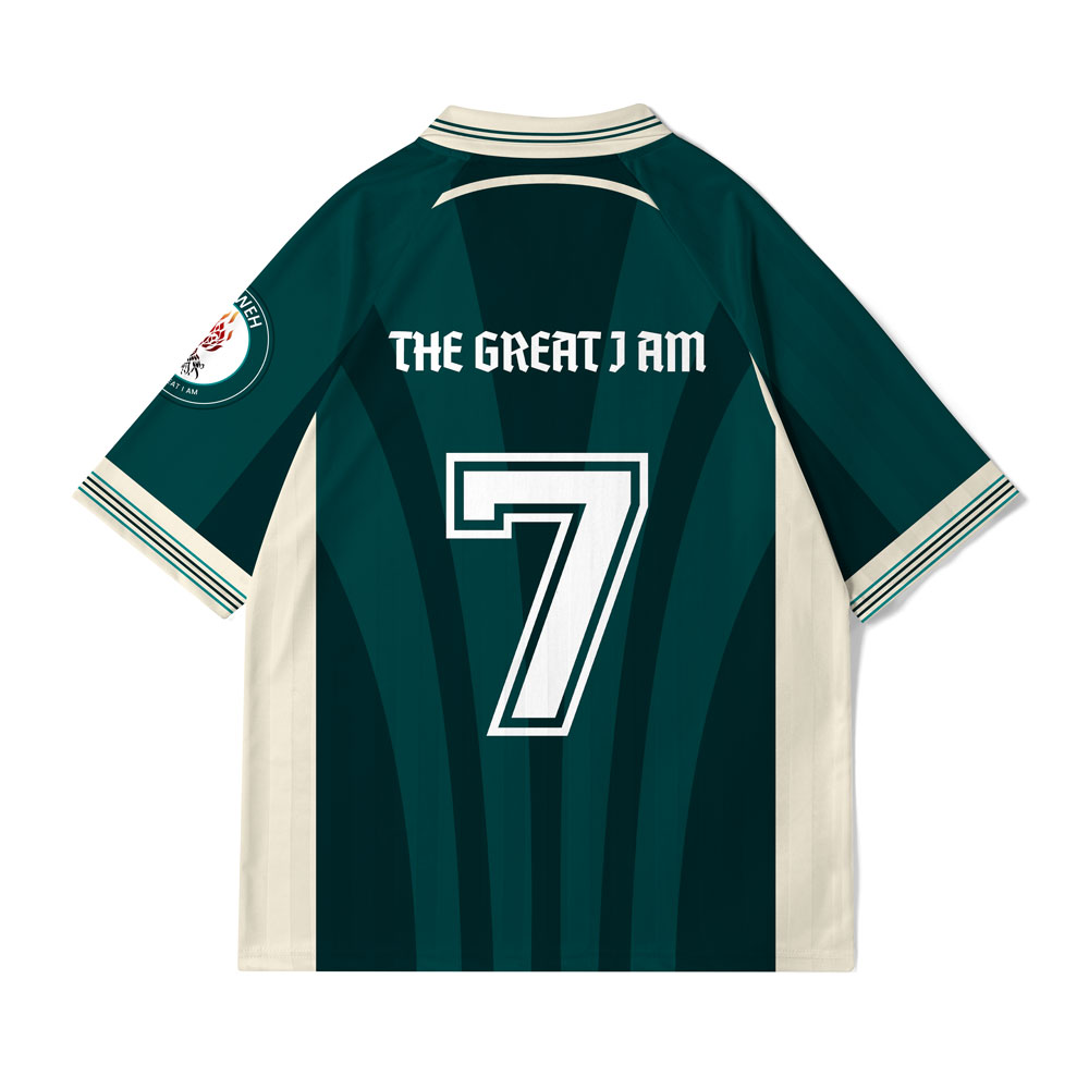 The Great I Am Christian Collar Jersey