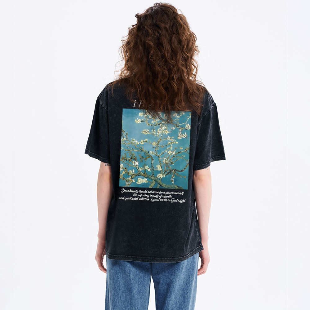 The Great Worth In God's Sight Christian Washed T-Shirt