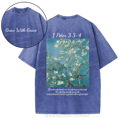 The Great Worth In God's Sight Christian Washed T-Shirt
