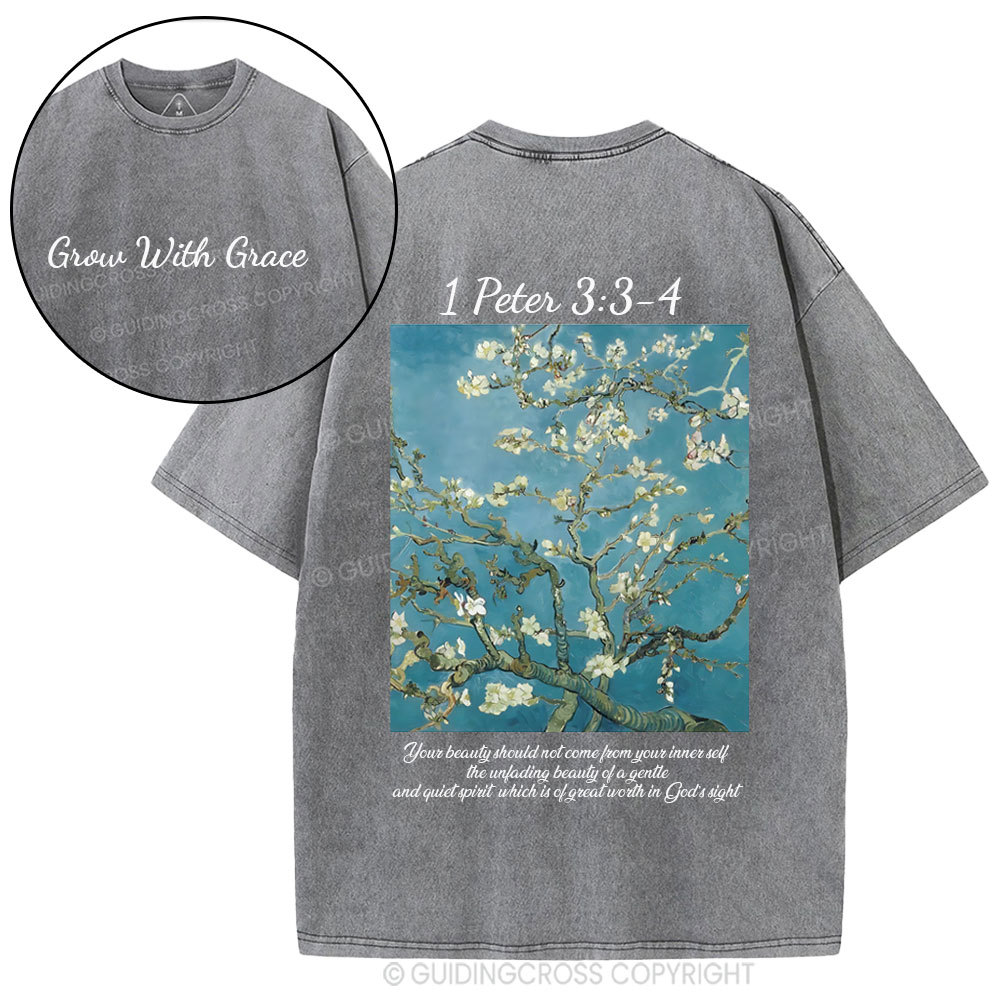 The Great Worth In God's Sight Christian Washed T-Shirt