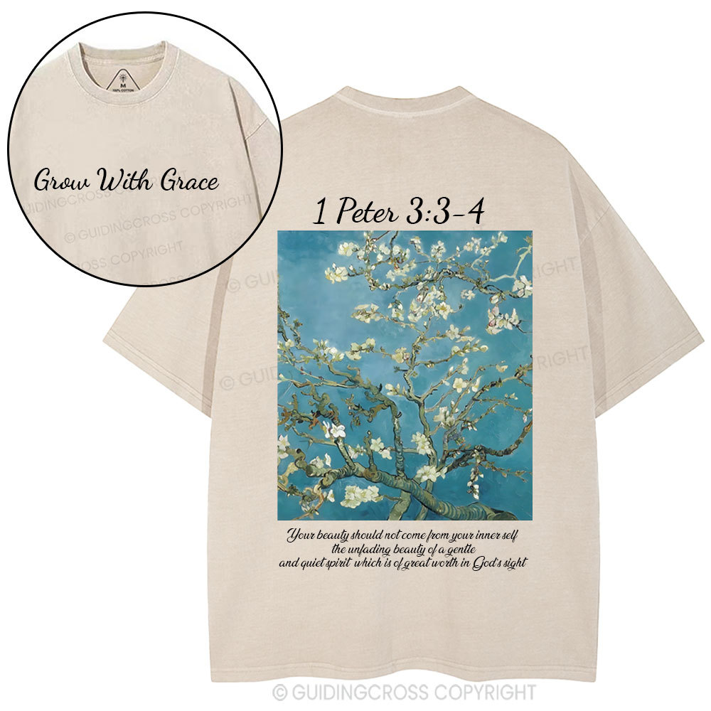 The Great Worth In God's Sight Christian Washed T-Shirt