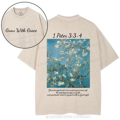 The Great Worth In God's Sight Christian Washed T-Shirt