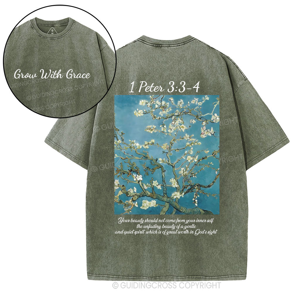 The Great Worth In God's Sight Christian Washed T-Shirt