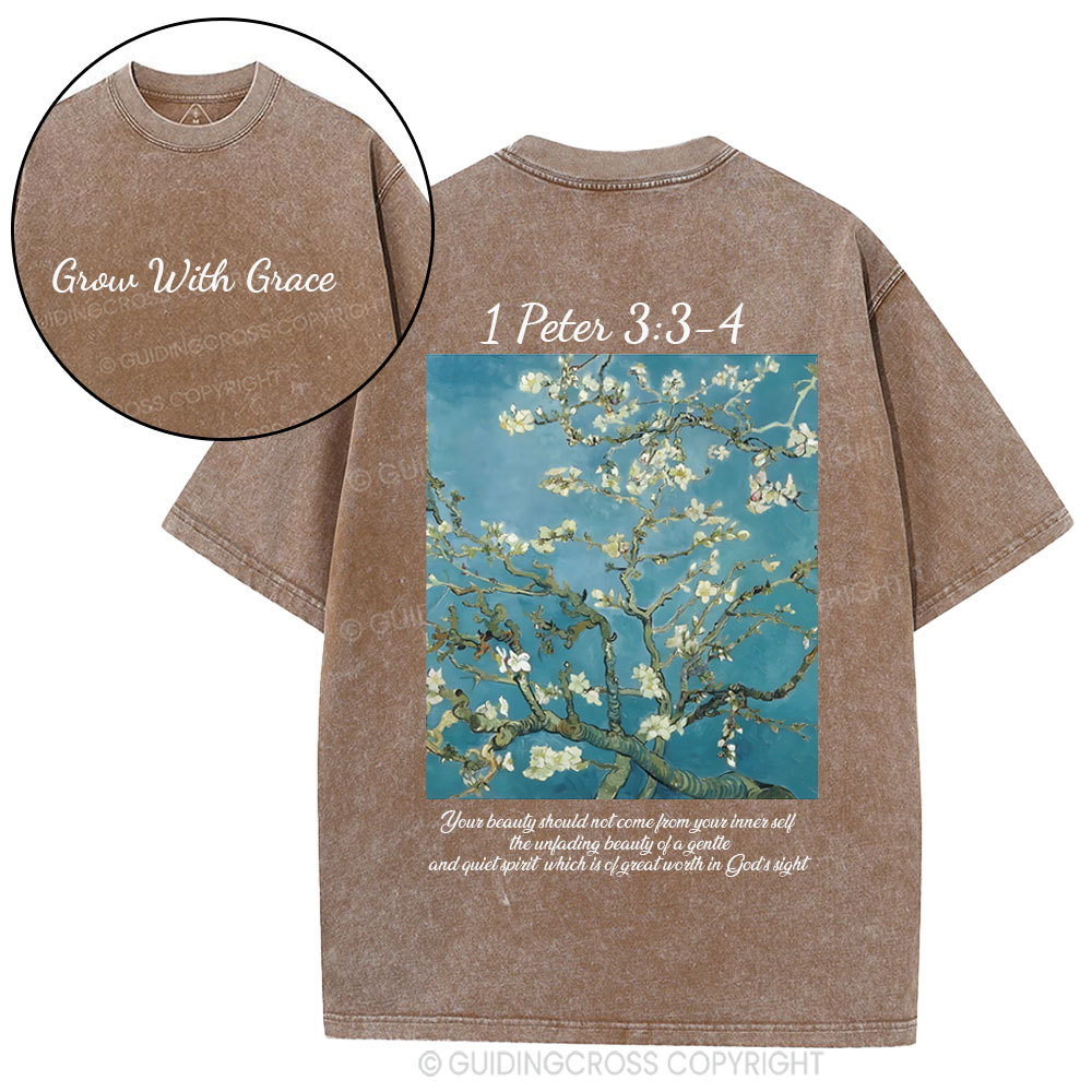 The Great Worth In God's Sight Christian Washed T-Shirt
