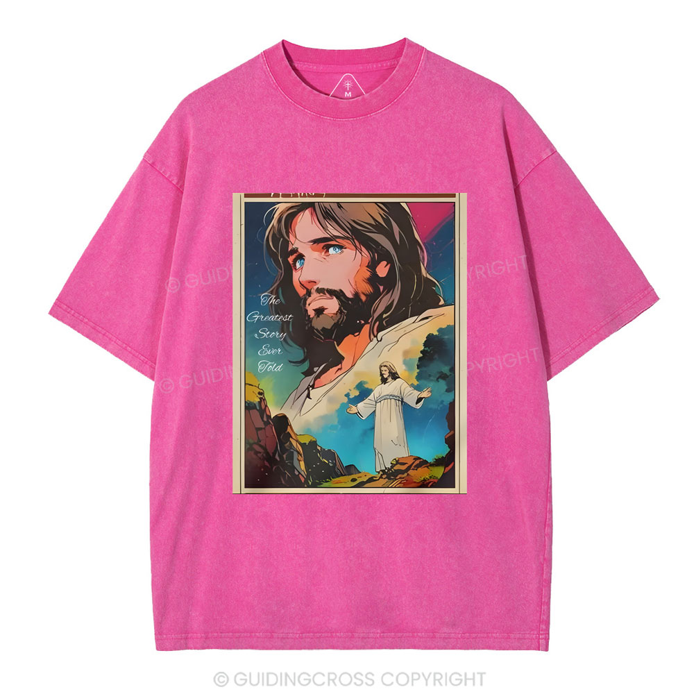 sample washed T-Shirt Sale - GuidingCross