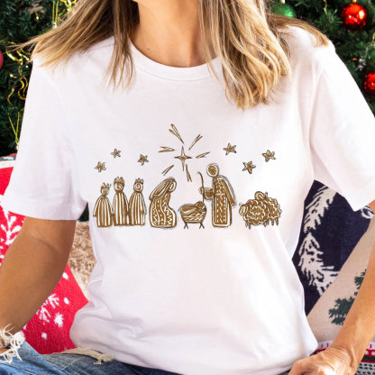 The Greatful Born Christian Christmas T-Shirt
