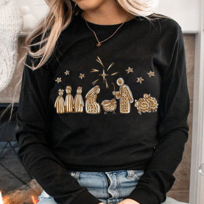 The Greatful Born Christian Christmas T-Shirt