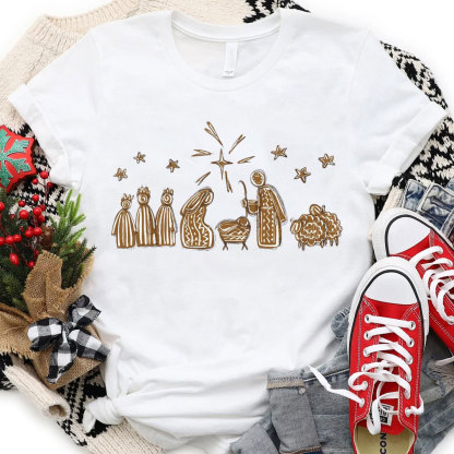 The Greatful Born Christian Christmas T-Shirt
