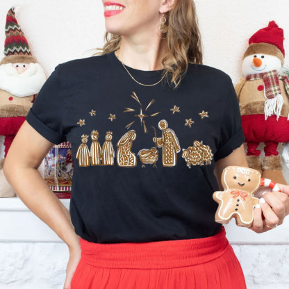The Greatful Born Christian Christmas T-Shirt