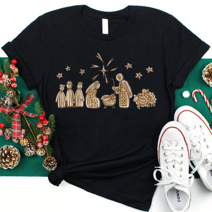 The Greatful Born Christian Christmas T-Shirt