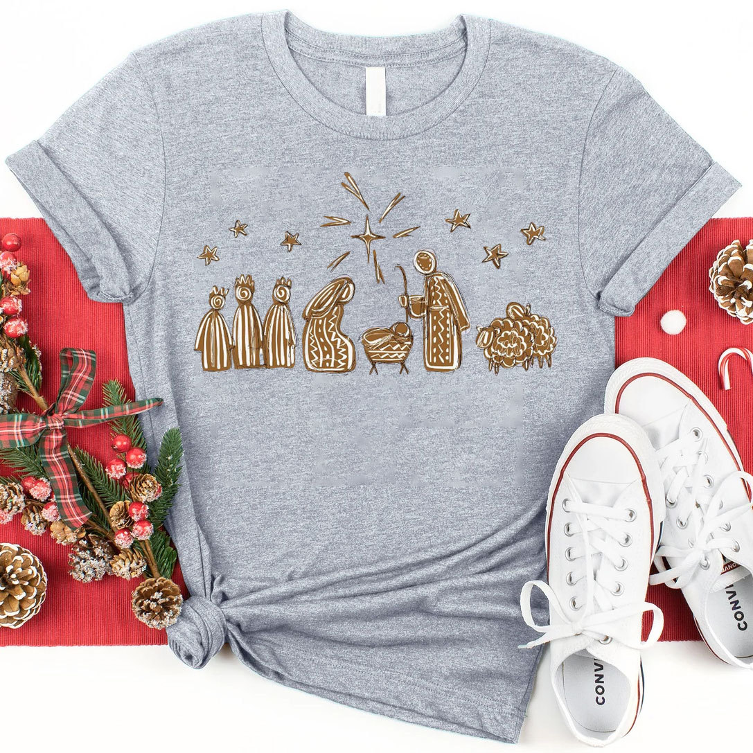 The Greatful Born Christian Christmas T-Shirt