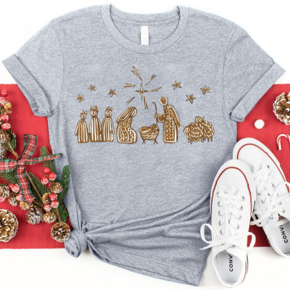 The Greatful Born Christian Christmas T-Shirt
