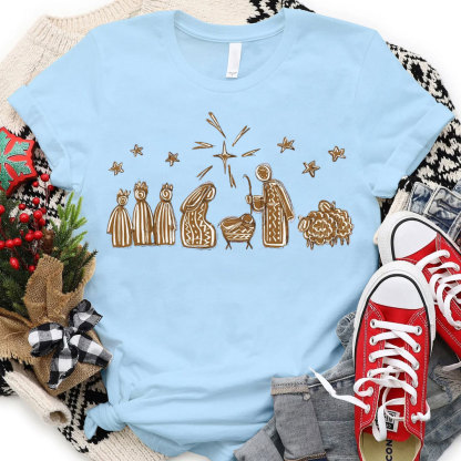 The Greatful Born Christian Christmas T-Shirt