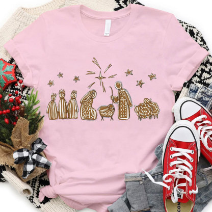 The Greatful Born Christian Christmas T-Shirt