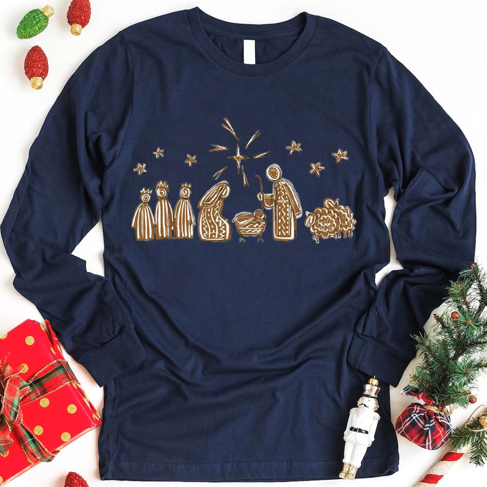 The Greatful Born Christian Christmas T-Shirt