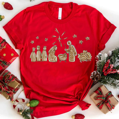 The Greatful Born Christian Christmas T-Shirt