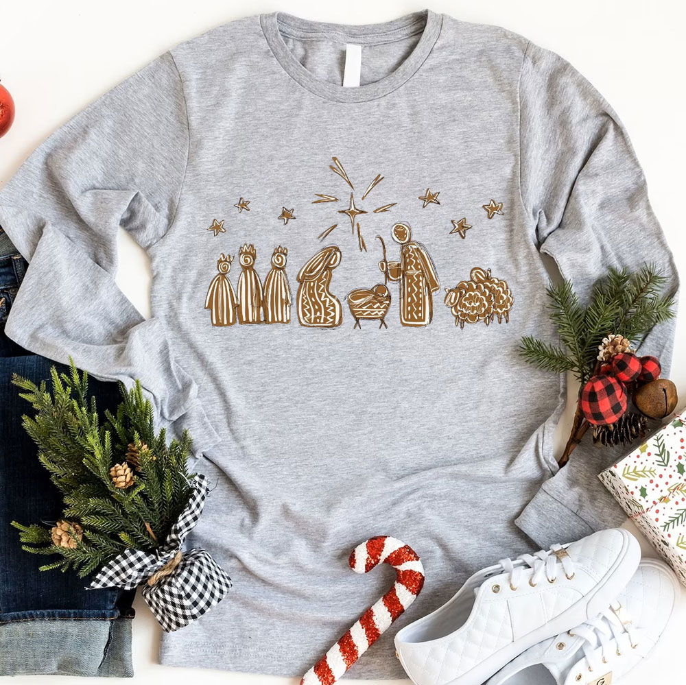 The Greatful Born Christian Christmas T-Shirt