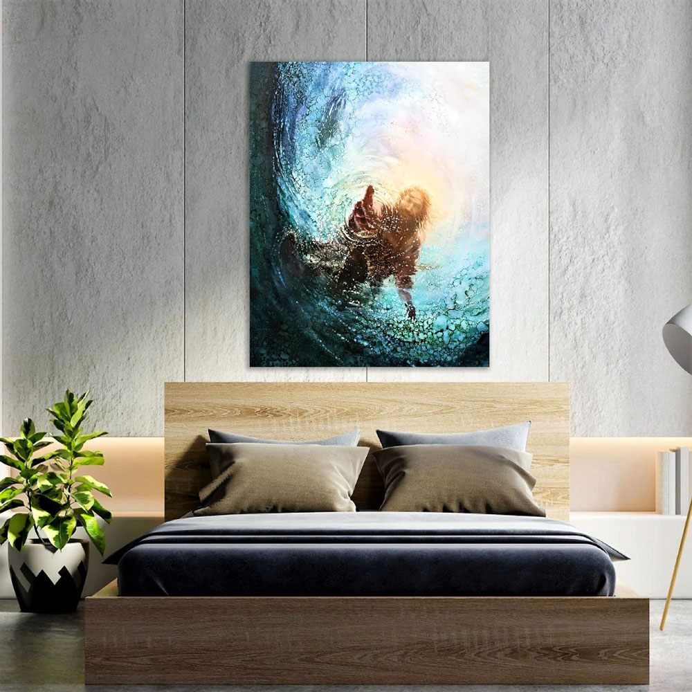 The Hand Of God Christian Canvas Wall Art