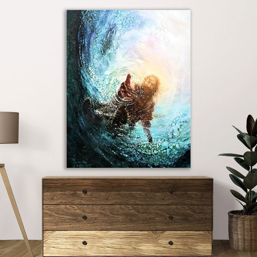 The Hand Of God Christian Canvas Wall Art