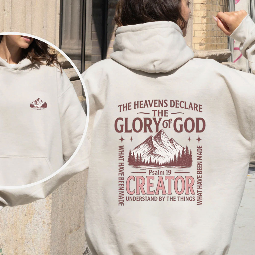 The Havens Declare The Glory Of God Christian Premium Fleece Hoodie Set