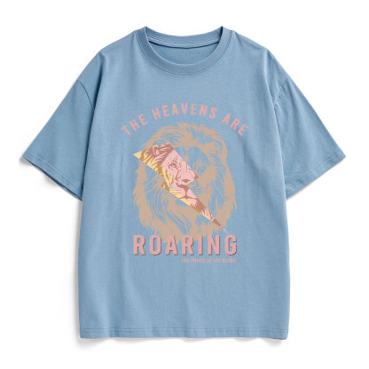 The Heavens Are Roaring Christian  Heavy Cotton T-Shirt