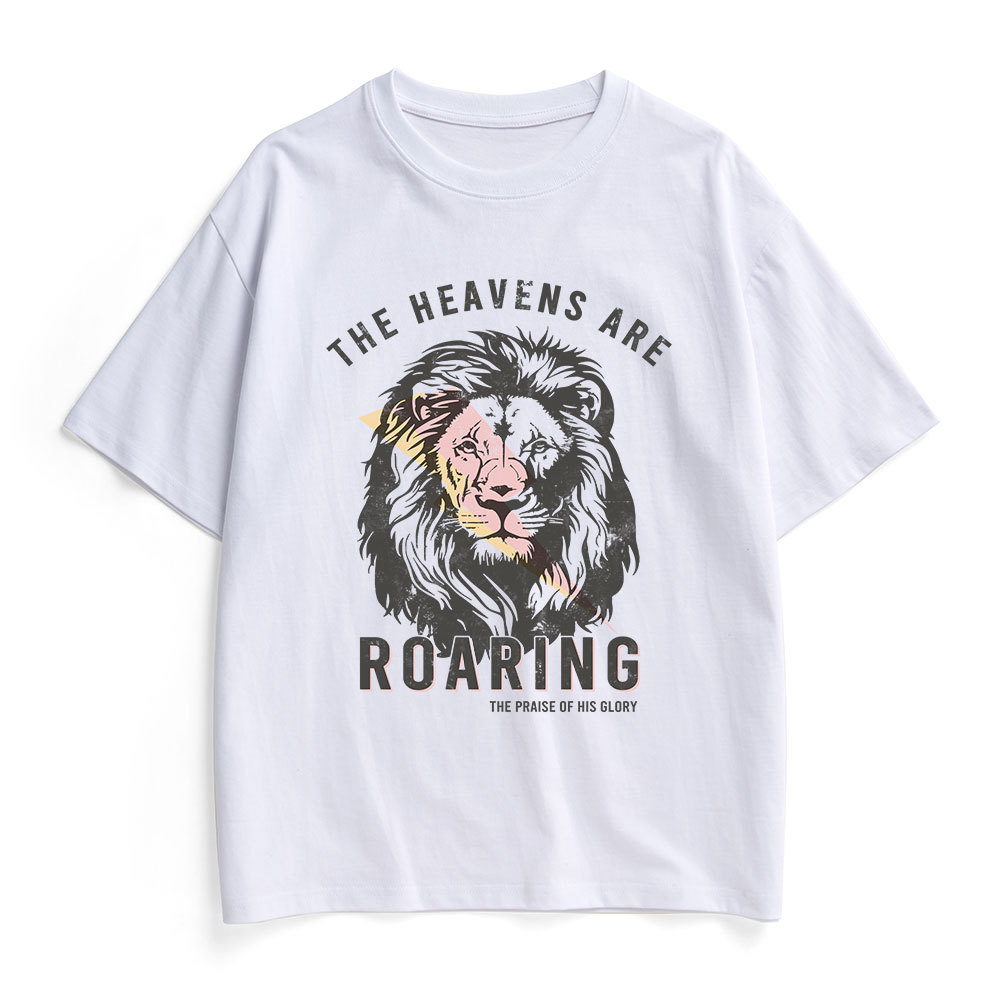 The Heavens Are Roaring Christian  Heavy Cotton T-Shirt